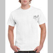 Youth Unisex Tee - WHITE (Grey Graphic)