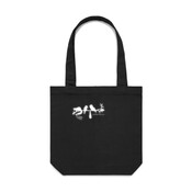 Eco Friendly Canvas Bag (White Graphic)